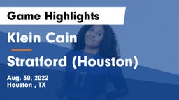 Klein Cain  vs Stratford  (Houston) Game Highlights - Aug. 30, 2022
