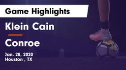 Klein Cain  vs Conroe  Game Highlights - Jan. 28, 2020