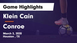 Klein Cain  vs Conroe  Game Highlights - March 3, 2020