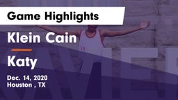 Klein Cain  vs Katy  Game Highlights - Dec. 14, 2020