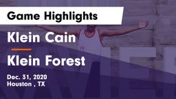 Klein Cain  vs Klein Forest  Game Highlights - Dec. 31, 2020
