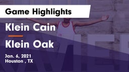 Klein Cain  vs Klein Oak  Game Highlights - Jan. 6, 2021