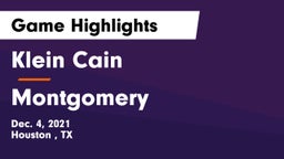 Klein Cain  vs Montgomery Game Highlights - Dec. 4, 2021