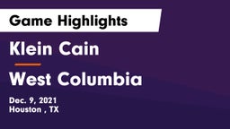 Klein Cain  vs West Columbia Game Highlights - Dec. 9, 2021