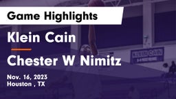 Klein Cain  vs Chester W Nimitz  Game Highlights - Nov. 16, 2023