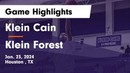Klein Cain  vs Klein Forest  Game Highlights - Jan. 23, 2024