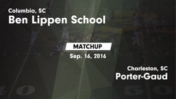 Matchup: Ben Lippen vs. Porter-Gaud  2016