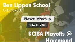 Matchup: Ben Lippen vs. SCISA Playoffs @ Hammond 2016