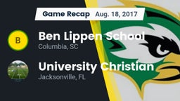 Recap: Ben Lippen School vs. University Christian  2017