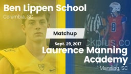 Matchup: Ben Lippen vs. Laurence Manning Academy  2017