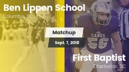Matchup: Ben Lippen vs. First Baptist  2018