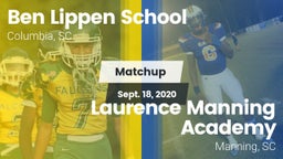 Matchup: Ben Lippen vs. Laurence Manning Academy  2020