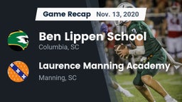 Recap: Ben Lippen School vs. Laurence Manning Academy  2020