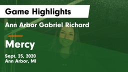 Ann Arbor Gabriel Richard  vs Mercy Game Highlights - Sept. 25, 2020