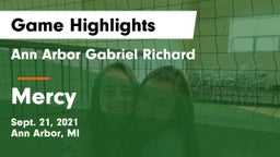 Ann Arbor Gabriel Richard  vs Mercy Game Highlights - Sept. 21, 2021