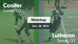 Matchup: Conifer  vs. Lutheran  2016