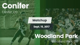 Matchup: Conifer  vs. Woodland Park  2017