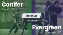 Matchup: Conifer  vs. Evergreen  2017