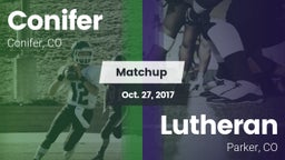 Matchup: Conifer  vs. Lutheran  2017