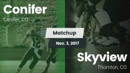 Matchup: Conifer  vs. Skyview  2017