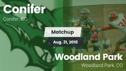 Matchup: Conifer  vs. Woodland Park  2018