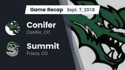 Recap: Conifer  vs. Summit  2018