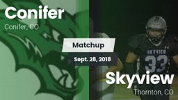 Matchup: Conifer  vs. Skyview  2018