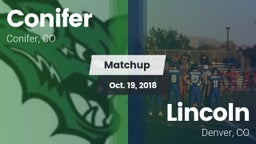 Matchup: Conifer  vs. Lincoln  2018
