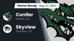 Recap: Conifer  vs. Skyview  2021