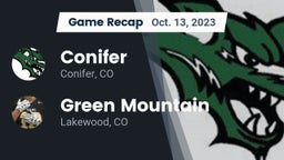 Recap: Conifer  vs. Green Mountain  2023