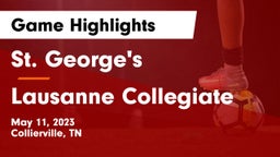 St. George's  vs Lausanne Collegiate  Game Highlights - May 11, 2023