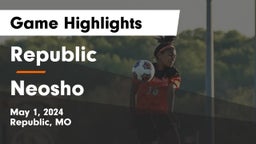 Republic  vs Neosho  Game Highlights - May 1, 2024