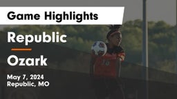 Republic  vs Ozark  Game Highlights - May 7, 2024