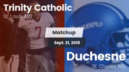 Matchup: Trinity Catholic vs. Duchesne  2018