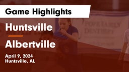 Huntsville  vs Albertville  Game Highlights - April 9, 2024