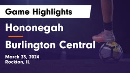 Hononegah  vs Burlington Central Game Highlights - March 23, 2024
