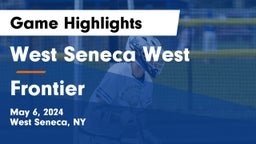 West Seneca West  vs Frontier  Game Highlights - May 6, 2024