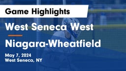 West Seneca West  vs Niagara-Wheatfield  Game Highlights - May 7, 2024