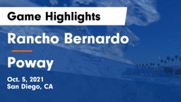 Rancho Bernardo  vs Poway  Game Highlights - Oct. 5, 2021