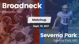 Matchup: Broadneck vs. Severna Park  2017