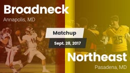 Matchup: Broadneck vs. Northeast  2017