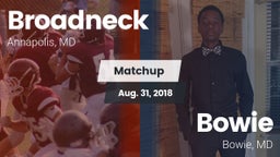 Matchup: Broadneck vs. Bowie  2018