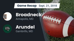 Recap: Broadneck  vs. Arundel  2018