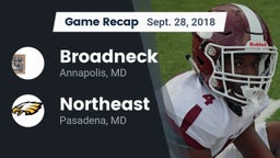 Recap: Broadneck  vs. Northeast  2018