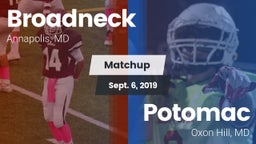 Matchup: Broadneck vs. Potomac  2019