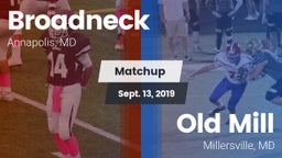 Matchup: Broadneck vs. Old Mill  2019