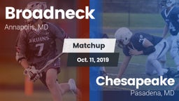 Matchup: Broadneck vs. Chesapeake  2019