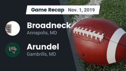 Recap: Broadneck  vs. Arundel  2019