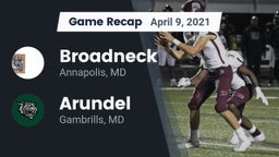 Recap: Broadneck  vs. Arundel  2021