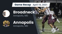 Recap: Broadneck  vs. Annapolis  2021